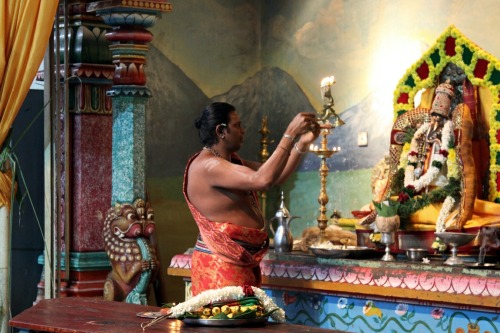 Worshiping Ganesha