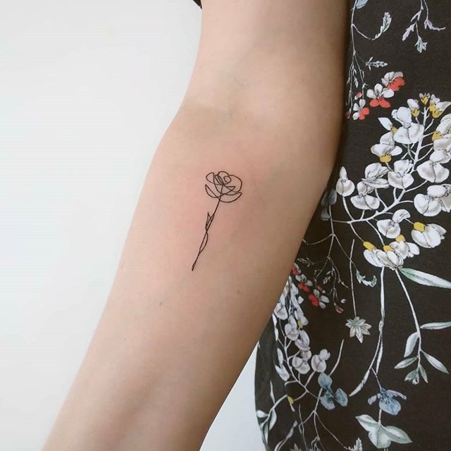 Stick And Poke Tattoo Repost Anelli Pamela Rose Scribble