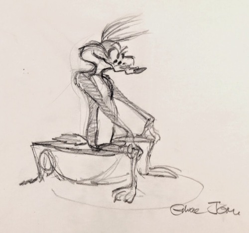 talesfromweirdland:Production art for various Looney Tunes cartoons by animation legend, Chuck Jones