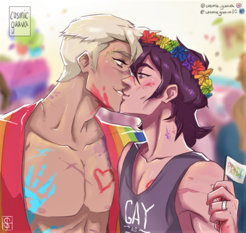 Happy Pride Month AAAAHH!!I love you all, I love us all. Be free(cough..notice the paint on Keith&rs