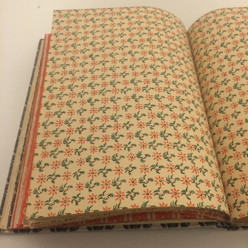 dukelibraries:These gorgeous examples of decorated paper come from A Specimen Book of Pattern Papers