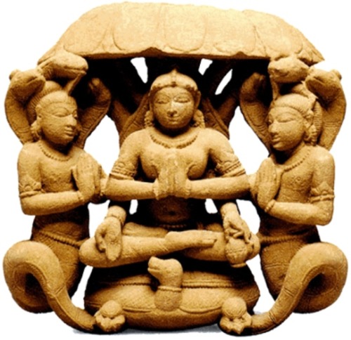 Goddess Yamuna Devi, northern indian sculpture