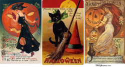 cheesewhizexpress: Vintage Halloween Post Cards 