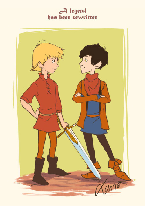 lao-pendragon:Happy 10th anniversary, Merlin &amp; Arthur20th of September 2008 (I know this was