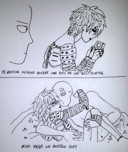 r4vensciss:A girl on Facebook wants to see this scene with Sai and Genos xD She’s happy now ha