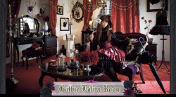 kisafae:  oniloliii:   japan-ism:  Interior Design Ideas for Lolita-style Living by Romantic Princess  DAT GOTHIC LOLITA ROOM THO~ *0*   ^^^ I need all the gothic Lolita decor!