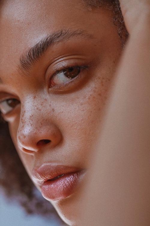 pocmodels: Selena Johnson by Tom Newton for Into The Gloss - July 2017
