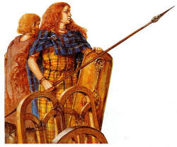 witchbladehost:  misandry-mermaid:  Pictured above is Boudicca who fought a rebellion against the Romans in 61 AD during the Celtic period, which lasted from around 500 BC to 400 AD. Women in Celtic society were well respected. They were independent and