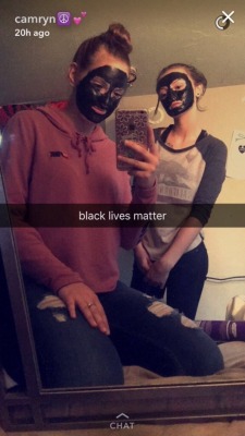 yobootyassgirl:  reverseracism:  I’m just curious… are white people not able to put on charcoal masks without showing their disgusting vomit inducing true selves? Just a question.  why are these Becky bitches so obsessed with black people, I’m not