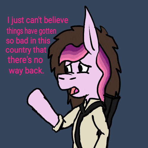 askstrangeweird:Featured: @ask-the-out-buck-pony @kensakesartblog *All political opinions portrayed are my own and do not represent the beliefs of the OCs featured* omfg I love it xD