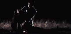 damon-salvatore:  Damon carrying Elena to safety. 