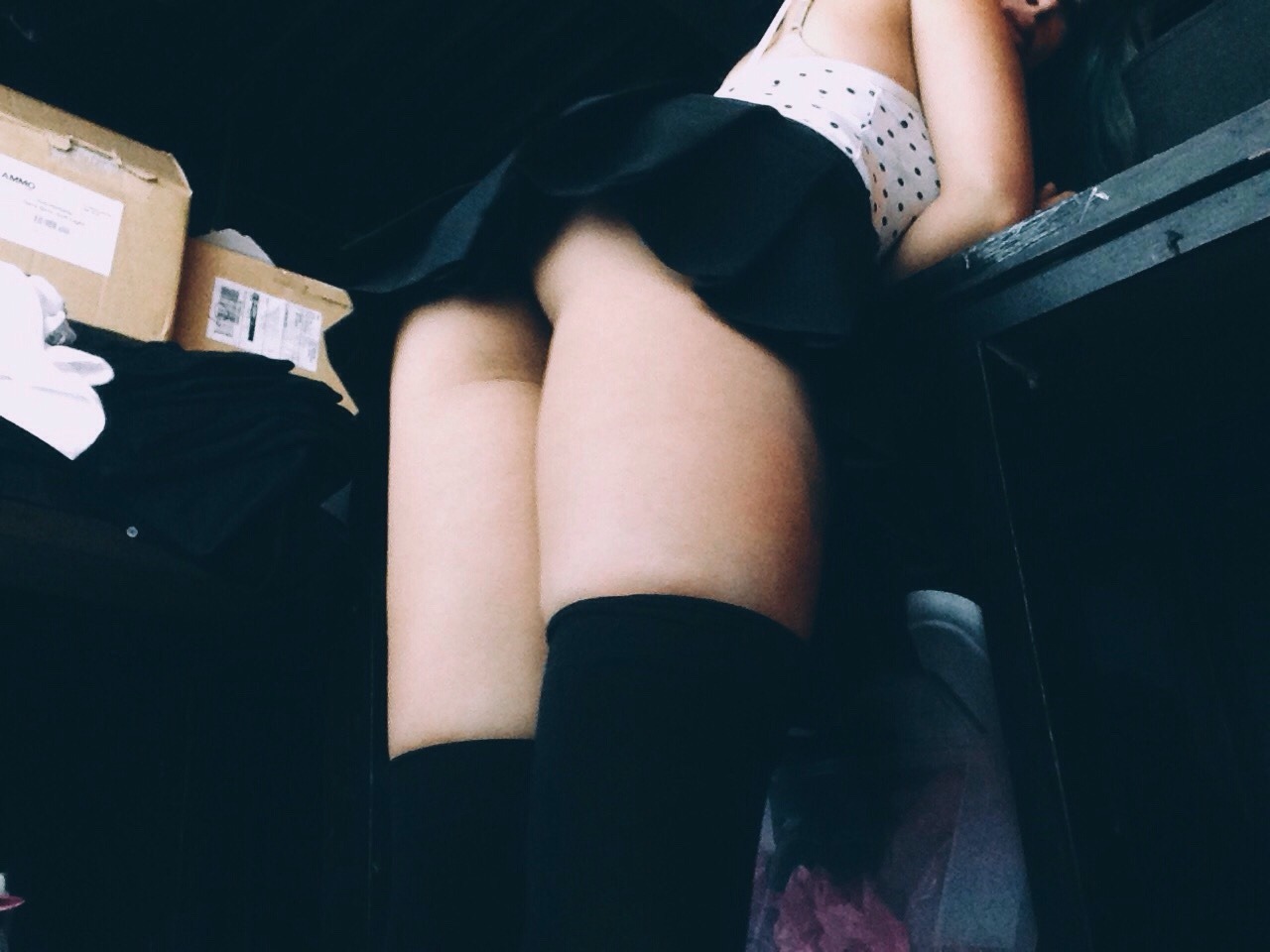 lolananirvana:  Up skirt on April 11th