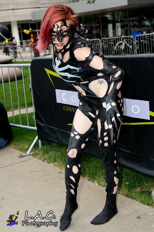 thecosplayinitiative:  Oh No, it looks Mary Jane has fallen prey to the Venom Symbiote,