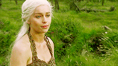  8 gifs per episode | game of thrones  ~ Jon Snow &amp; Daenerys Targaryen → 1x04 &ldquo;Cripples, Bastards, and Broken Things&rdquo;   