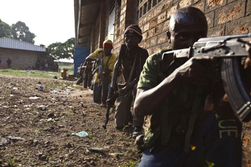 house-of-gnar:Anti-balaka militiamen, who were former members of the Central African Armed Forces (F