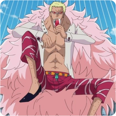 Majora's One Piece & iCORE blog - smarties-art: Doflamingo + Kage Kage no Mi