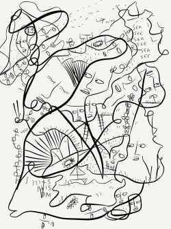 shantellmartin:  Subway drawing. 