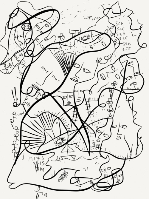 shantellmartin:  Subway drawing.  porn pictures