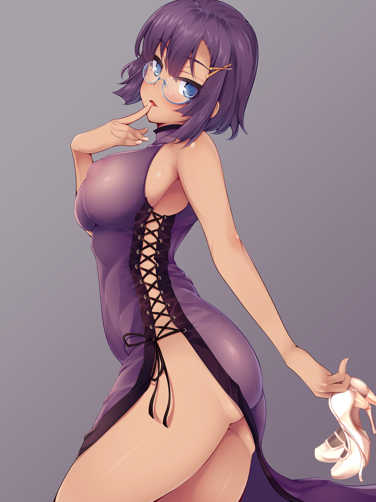 silvertsundere:  褐色めがね | nksk  ※Permission to upload was granted by the