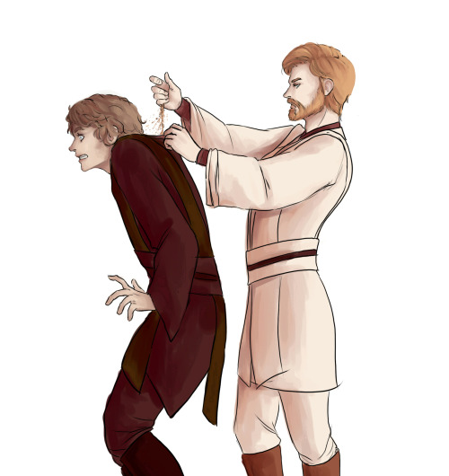 anakinsbutt: a-smiling-travesty: Sometimes, Obi-wan just gets tired of Anakin’s whining THIS I
