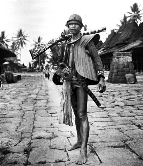 Nias Warrior, Sumatra, late 19th century.