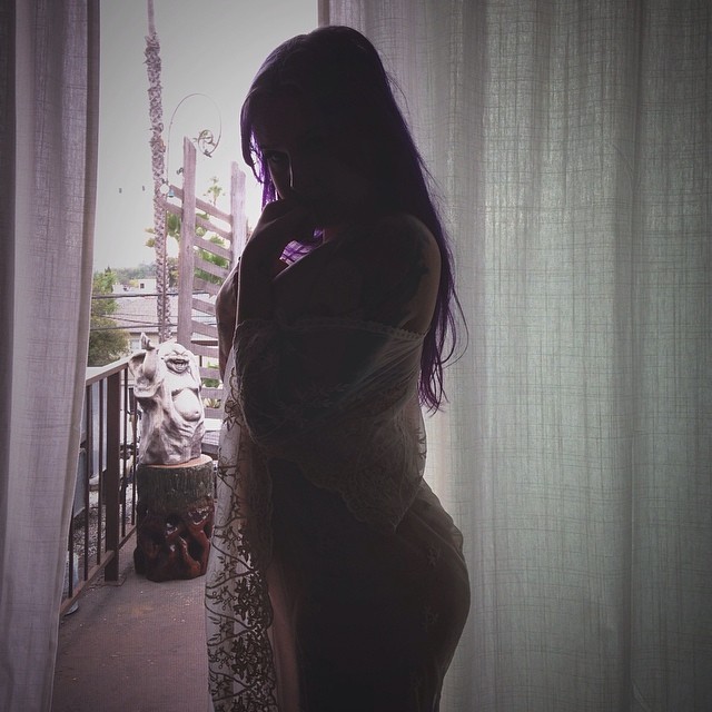 morganolivianewton:  Shooting with @marcelinesuicide_ and Buddha today at @derekwoodsphotography’s