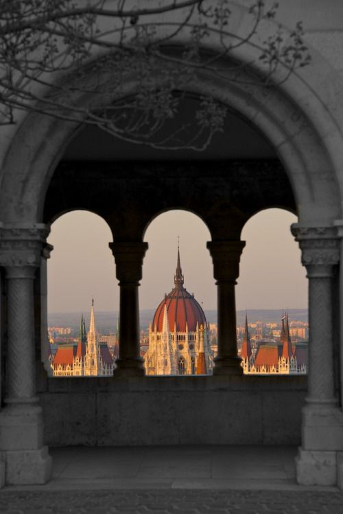 violentwavesofemotion - Terrace with a view in Budapest c. April...