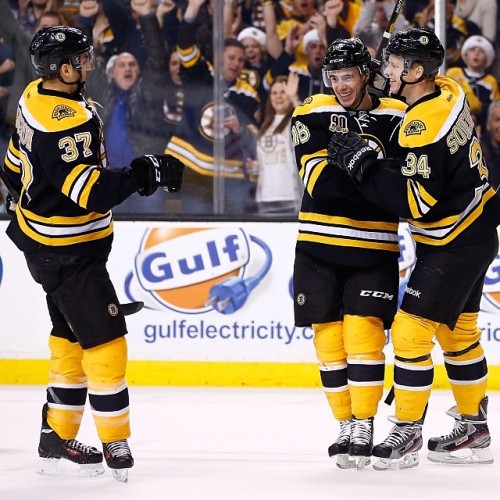 Reilly Smith is all smiles after tallying his 10th goal of the year #nhlbruins