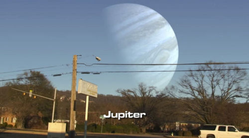 takemepedropascal: smokeashesfire: sixpenceee: What if other planets appeared in the sky instead of 