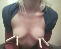 thatsexgirl:  top view? Makes my bewbs look