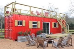 dreamhousetogo:The Rustic Retreat XL by Back Country Containers