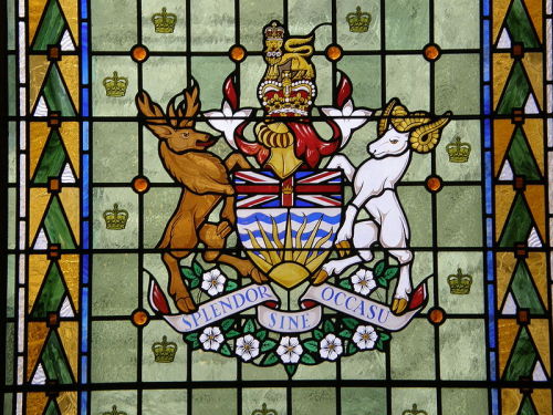 Splendor sine OccasuSplendour without Diminishment(Coat of arms of British Columbia.)