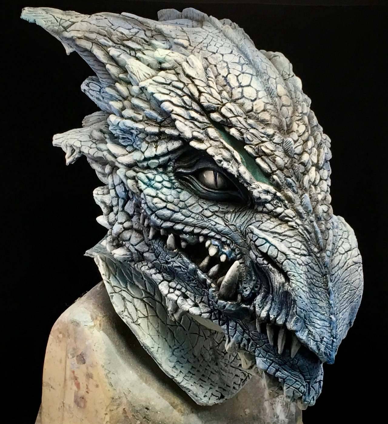 sixpenceee:  Creepy masks on Etsy: Paper mache bird maskBurlap scarecrowPale dragonPlague