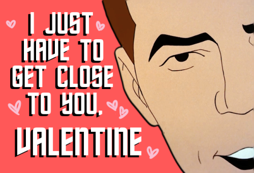 lymantriidae: mischa and i are making goofy star trek valentines and here is my first contribution