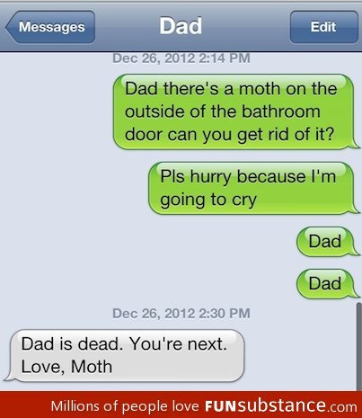 dandesti:  Funny message from dad