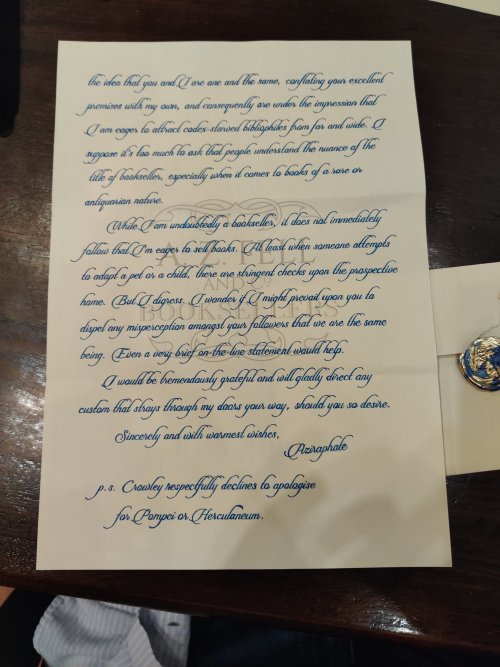 arrghigiveup:[link to thread]For anyone having difficulty reading the letter, transcription courtesy