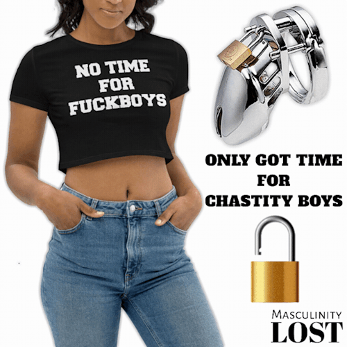 masculinitylost: “So, Go Lock It On… And I’ll Look After The Keys!”#Chastity 