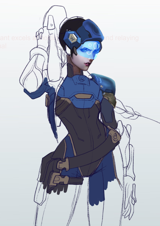 faeriefountainart:  faeriefountainart:  faeriefountainart:   Designing a Widowmaker Skin where she never became an agent of talon and started training with Ana to avenge Gerard after he was assassinated by Talon. Recolor might be blackwatch themed but