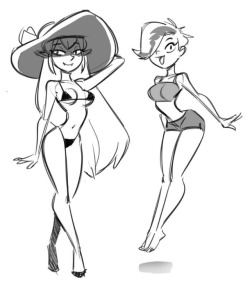 samson-art-blog:     What about Summerween?    ladies~ &lt; |D’‘‘‘