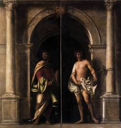 maertyrer: Sebastiano Del PiomboSt. Bartholomew and St. Sebastian 1509 