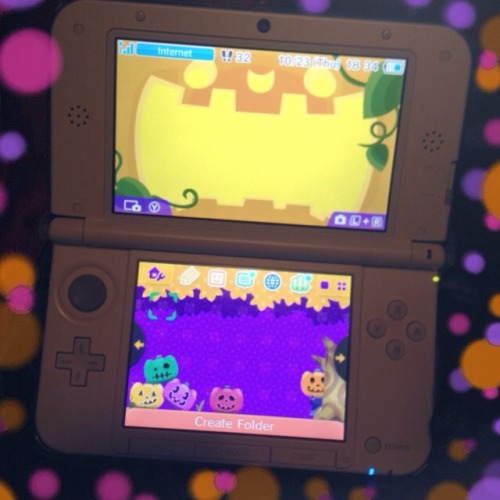 mewmewcrossing:  New 3DS theme!