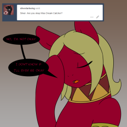ask-the-amazon-mares:  thefireboundmage:  ask-the-amazon-mares:  By the stars, what have I done?!   Camie: Well now… I wouldn’t say that. But, if you’re in need of some assistance…I would be happy to oblige my dear~  Such a small pony….wait…assistance?