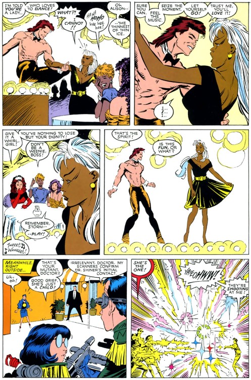 Jubilee’s first appearance..! her introduction to the X-Men..!(i chose the pages that i thou