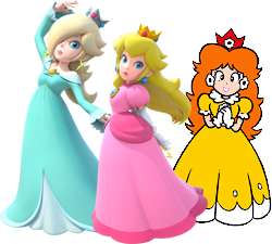 delaynez:nintendo be like: here’s our hd renders for the princesses!lulz seriously thou what does nintendo have against daisy > .<