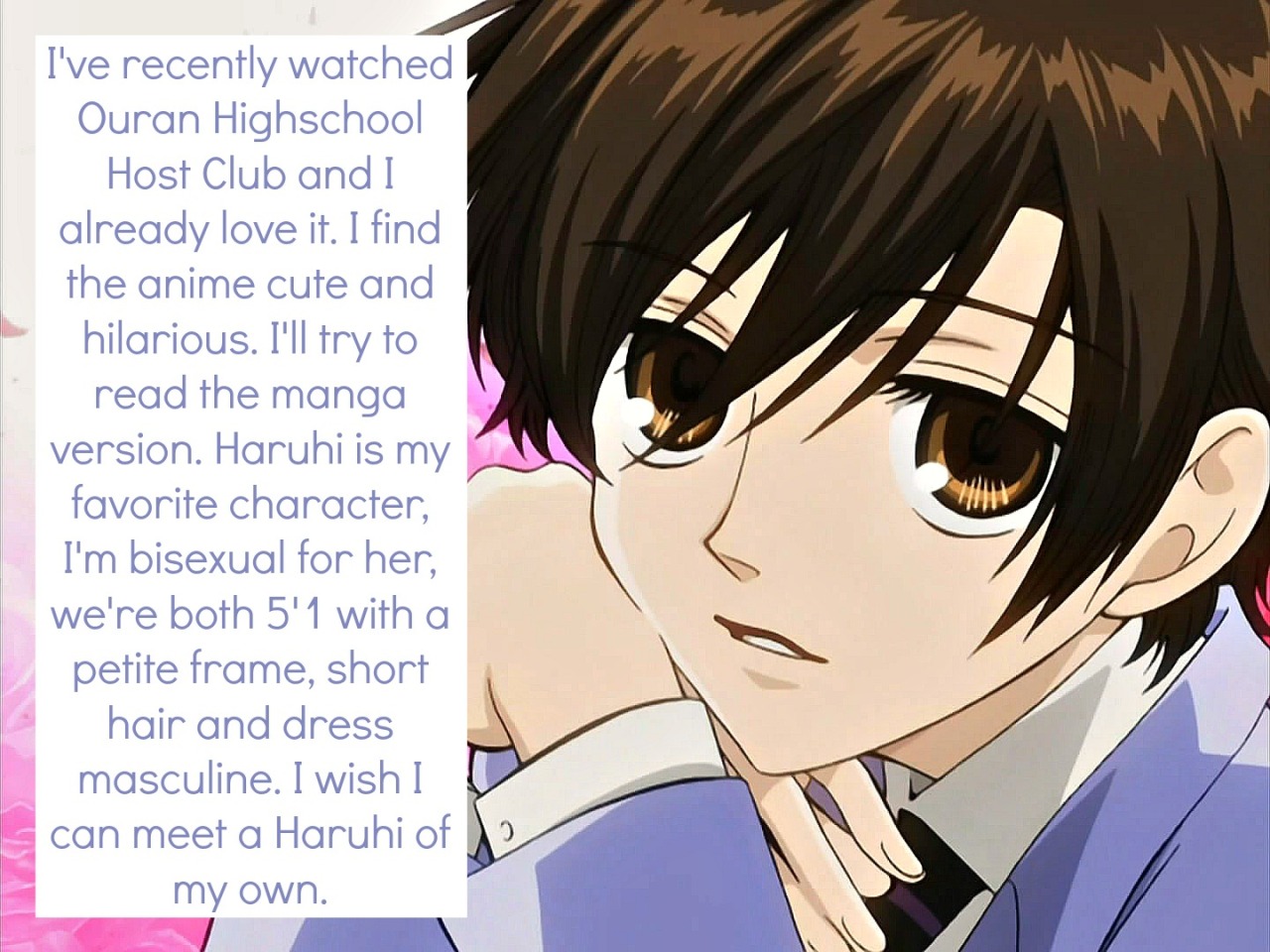 Confessions of an Animangaholic — “I've recently watched Ouran Highschool  Host Club...