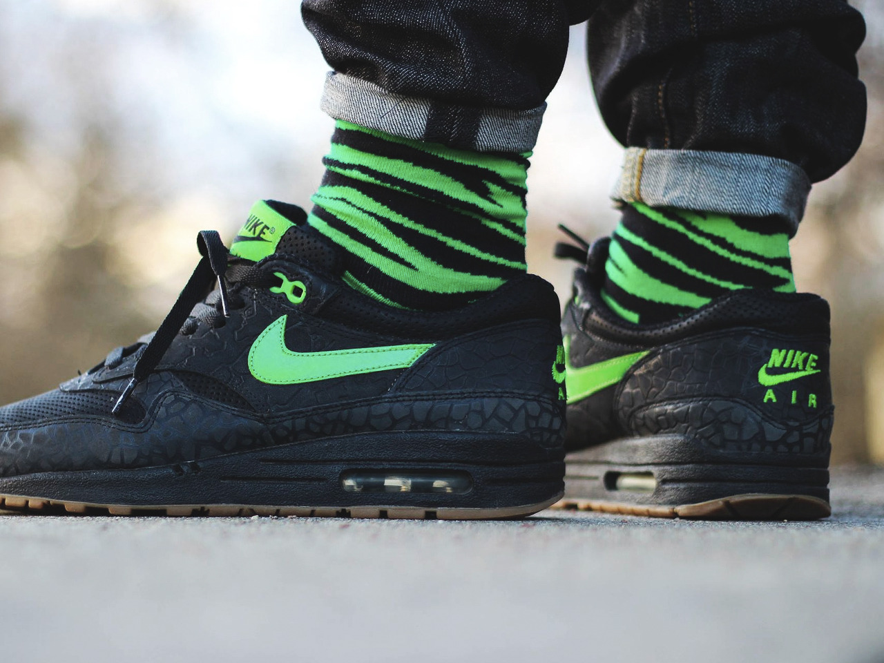 nike air max 2007 Green