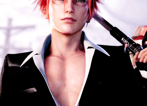 GIF REQUEST MEME: Final Fantasy Vii + Most Attractive Character (6): RENO OF THE TURKS Requested By @effervescerror