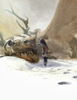 scifi-fantasy-horror:  The little girl and the Dragon by Jparked 