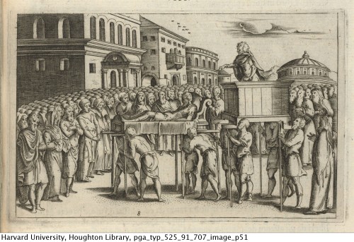 Porcacchi, Thomaso, approximately 1530-1585? Fvnerali antichi di diuersi popoli, et nationi, 1591.Ty