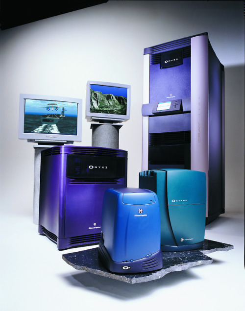 Silicon Graphics computers in 1997Low-end workstation:SGI O2 (1-CPU system with integrated 3D graphi